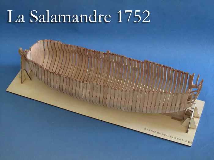 Новая версия 2 0 классический французский Парусник Модель наборы La Salamandre 1752