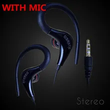 MambaMan Stereo sport Ear Hook sport Earphone with Microphone For IPhone Samsung S6 Xiaomi MP3 Computer VS Glow Zipper M5 Huawei