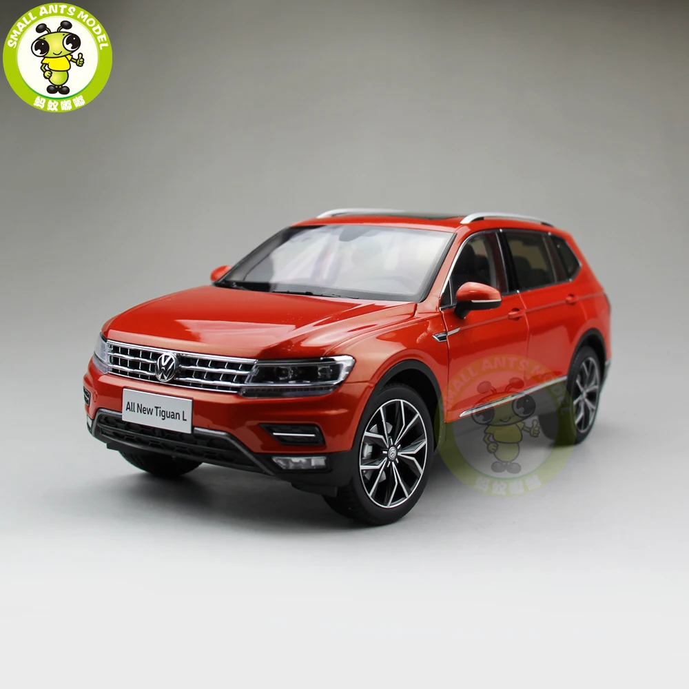 1/18 Ti guan L SUV литая модель металлическая модель автомобиля SUV Подарочная коллекция хобби оранжевый