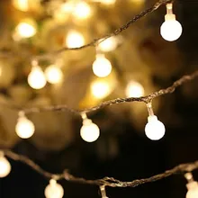 10 м светодио дный огни строки 100 светодио дный бальное Праздничное оформление лампы Фестиваль Рождественские огни наружного освещения AC110V-220V