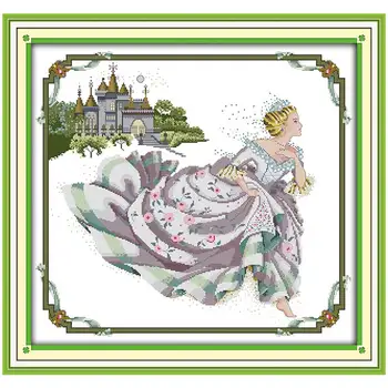 

Wholesale Needlework,Stitch,11CT 14CT Cross Stitch,Sets For Embroidery Kits,Cinderella patterns counted Cross-Stitching
