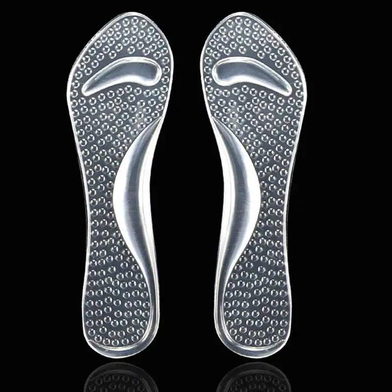 

1 Pair Foot Massage High Heels Protector Arch Support Cushion Pads Silicone Insoles Foot Care Shoes Insole For Woman Insoles