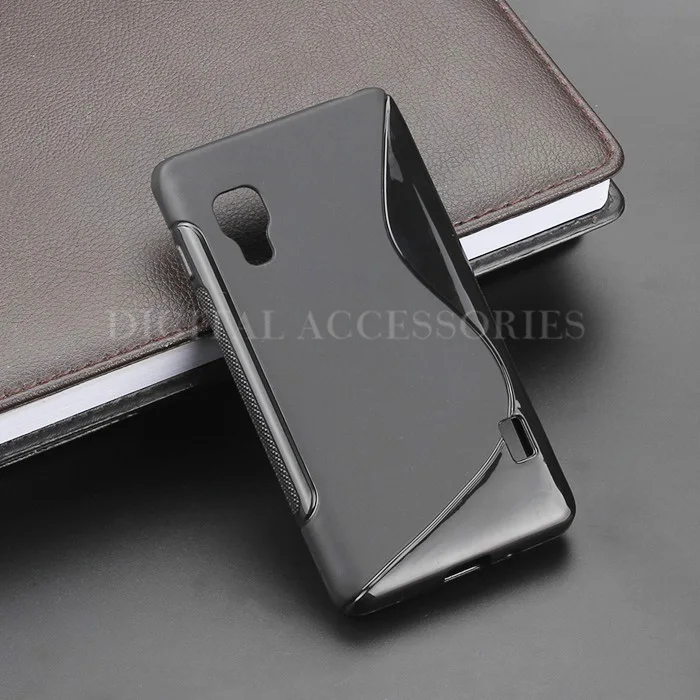 

2 Color S-Line Anti Skidding Gel TPU Slim Soft Case Back Cover For LG Optimus L5 II 2 E450 E455 E460 Mobile Phone silicone Cases