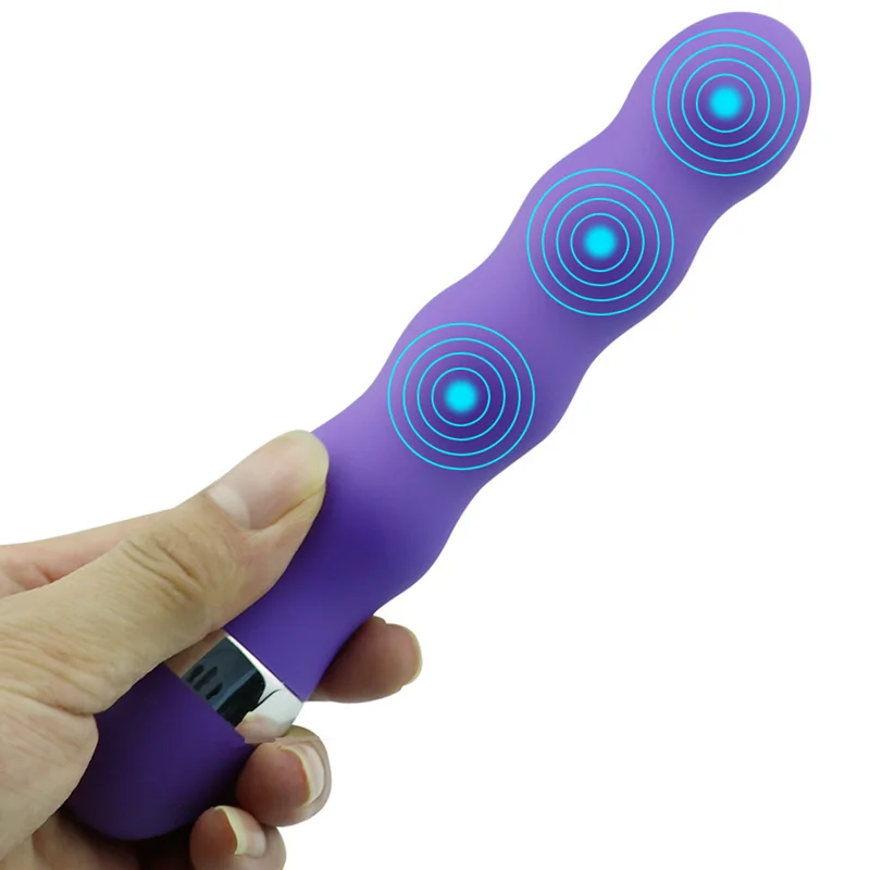 Multi-speed Threaded G Spot Dildo Vibrators for Women Vibrating Anal Plug Beads Sex Toys Clitoris Stimulate AV Message | Красота и