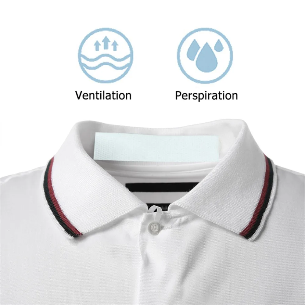 1/12 PCS Practical Clothes Velcro tape Disposable Collar Protector