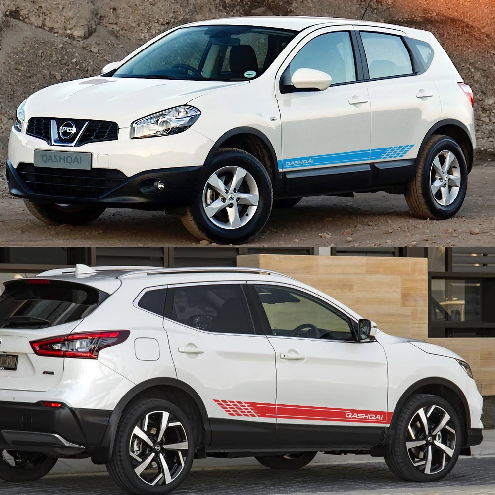 Автомобильная наклейка на боковую юбку автомобильная виниловая пленка длинные