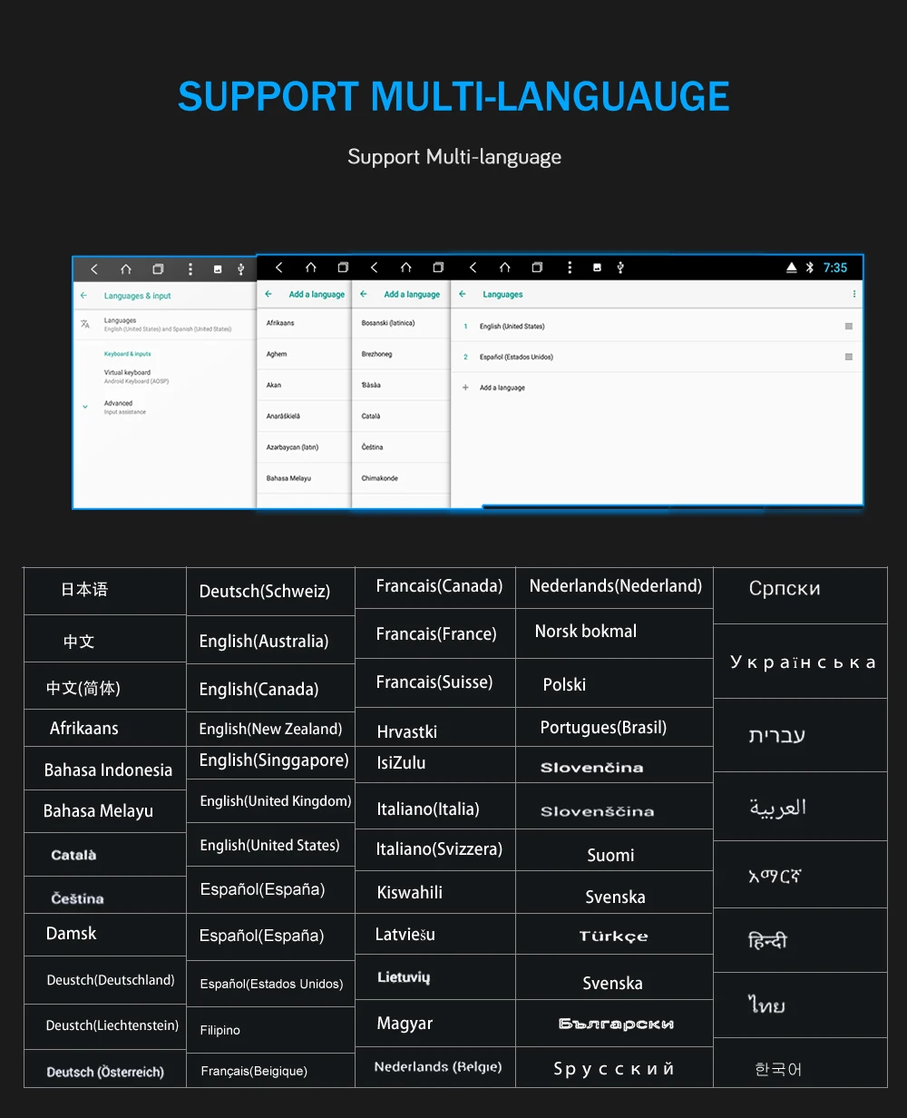 Perfect Bonroad Android 8.1.0 RAM2G Car Multimedia Player For Toyota Camry Radio Audio Navigation 2006-2012 Wifi /Bluetooth(No DVD) 15