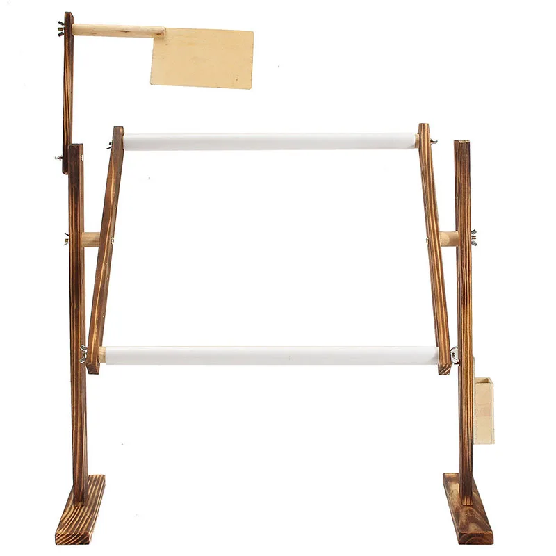 

New Hot Solid Wood Cross Stitch Rack Adjustable Stand Desktop Cross Stitch Embroidery Frame SMD66