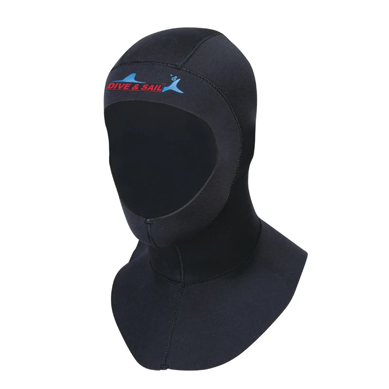 diving hood scuba hood neoprene helemt long hood on shoulder