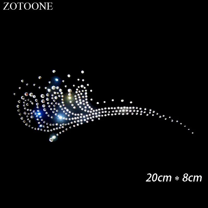 ZOTOONE прозрачные стразы кристаллы стразы стекло Горячая фиксация аппликация из страз для украшения одежды рукоделие камни и кристаллы