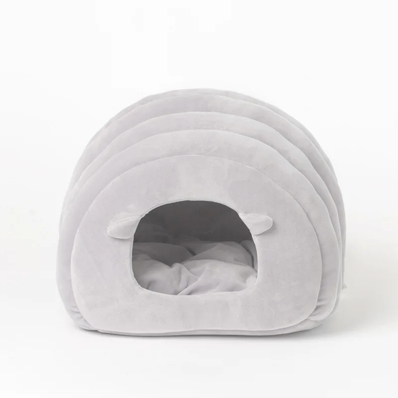 Gomaomi мультяшный любимец кошка кровать Cama Gato маленькая собачья подстилка полузакрытая кошка щенок спальный мешок кошка Дом Гнездо коврик для кошек дом для кошек
