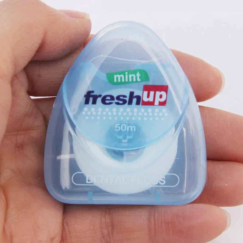 #cheap 50M D ental floss O ral Hygiene Kit Care O ral Care T ooth Clean Mint flavored floss 70