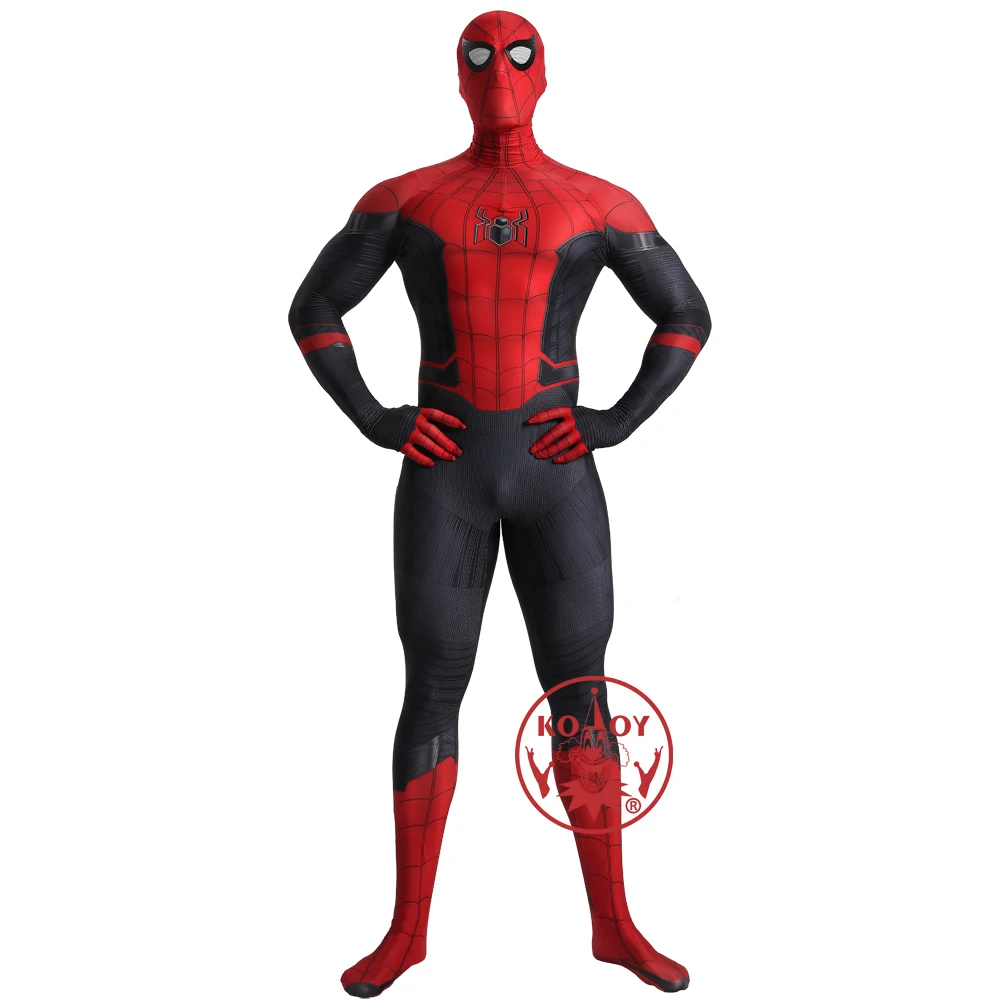 

Superhero The Avengers Role Playing Far From Home Spiderman Costume Zentai Halloween Carnival Cosplay Marvel Suit With Mask