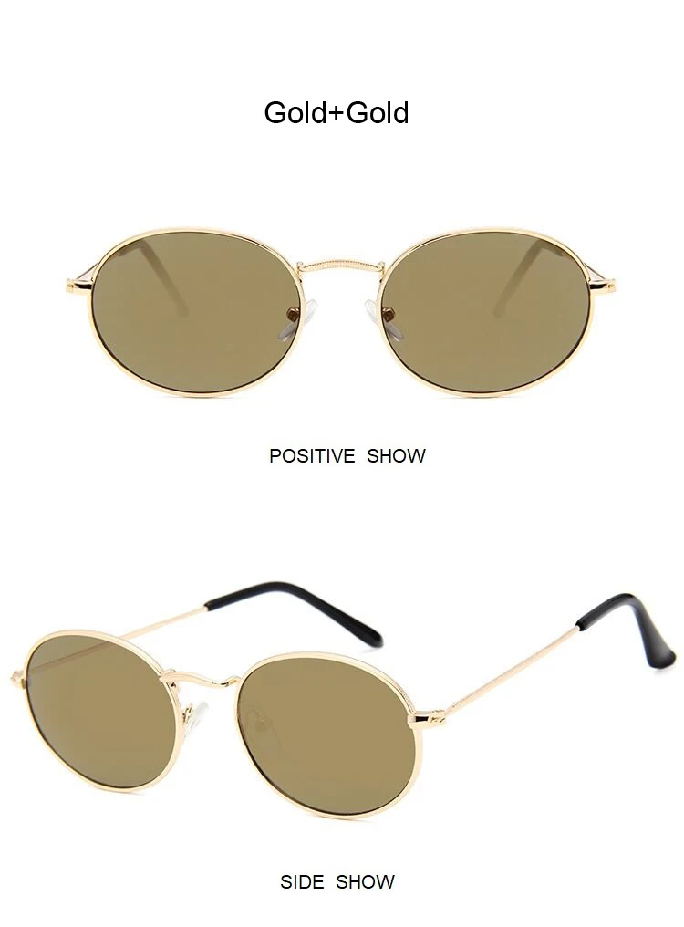 Ретро круглые розовые солнцезащитные очки для женщин, фирменный дизайн, солнцезащитные очки для женщин, сплав, зеркальные женские очки коричневого цвета