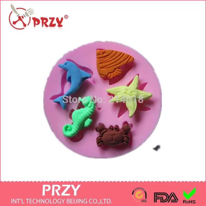 Uds Molde De Silicona De Tortuga Molde Para Fondant De Caramelo De