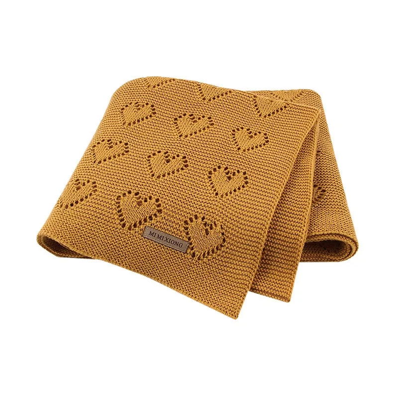 MOTOHOOD Baby Blankets Knitted Newborn Swaddle Wrap Soft Toddler Sofa Crib Bedding Quilt Winter Autumn Baby Stroller Blanket