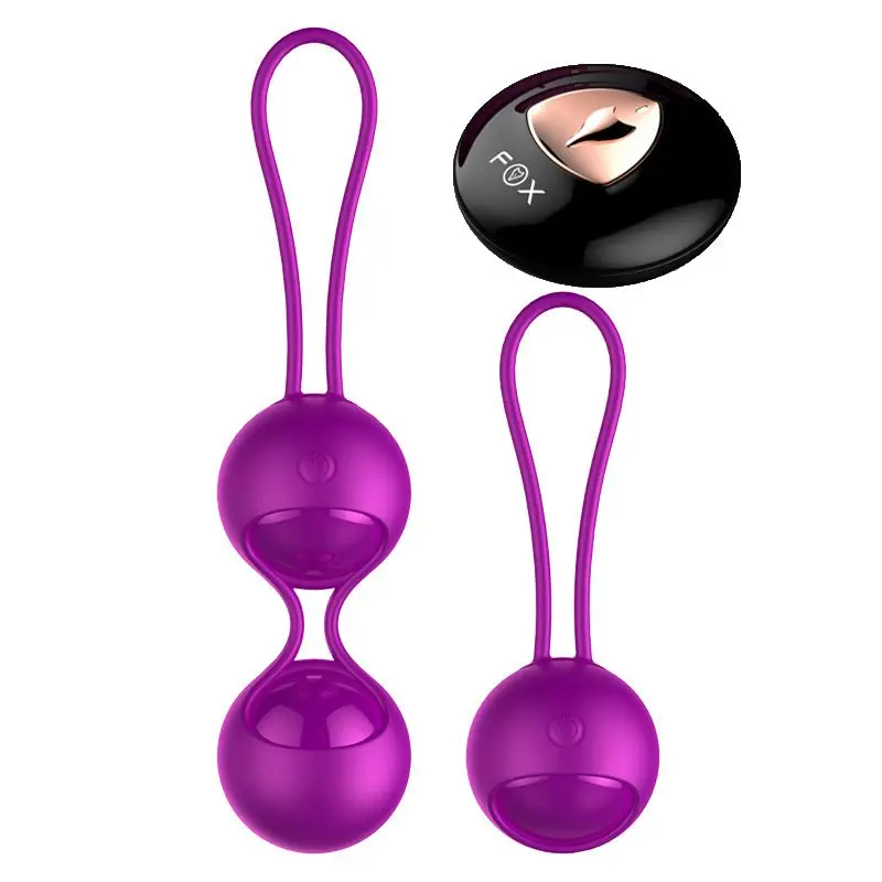 Fox Smart Vagina Balls Vibrator Remote Control Vibrating Egg Kegel Exercise 20 Meter Control Distance Sex Toys for Adults Woman
