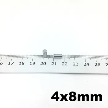 

Micro Precision Magnet Cylinder Diameter 4 0.157'' Small Round Disc 4x8 mm Sensor Mini Magnets Teaching Study 200pcs