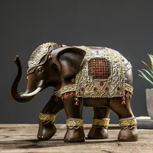 Southeast Asia home elephant ornaments creative lucky Feng Shui home living room porch office decorations Southeast Asia home elephant ornaments creative lucky Feng Shui home living room porch office decorations