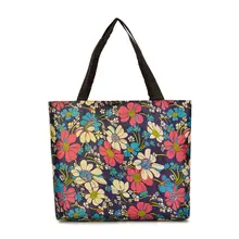 Женская сумка через плечо, нейлоновая сумка с принтом, женская большая емкость, хозяйственные сумки A69C