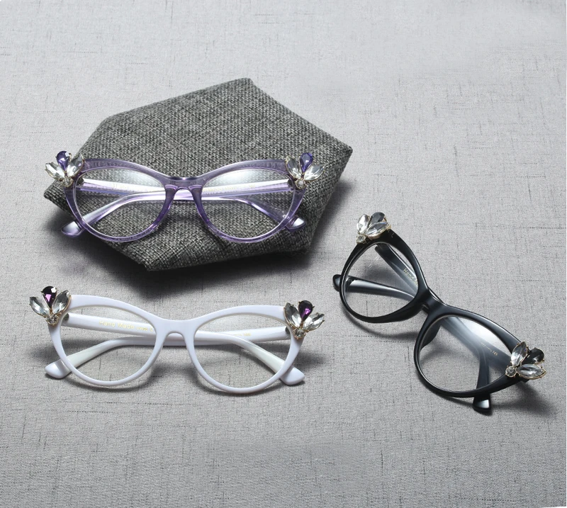 luxury rhinestone cat eye glasses women 2019 detail (1)