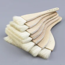 Шерстяная щетка для волос, для детей от 2 до 8 лет, дюйма кистей для рисования ручка строки 7 шт./компл. жёсткая щётка китайской живописи рисования акварелью затенение