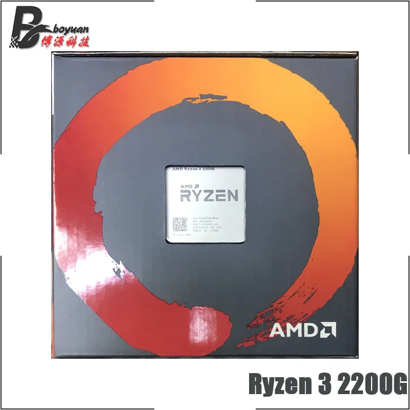 Процессор AMD Ryzen 3 2200G R3 2200G 3,5 GHz Quad-Core Quad-Thread cpu Processor L2 = 2M L3 = 4M 65W YD2200C5M4MFB Socket AM4