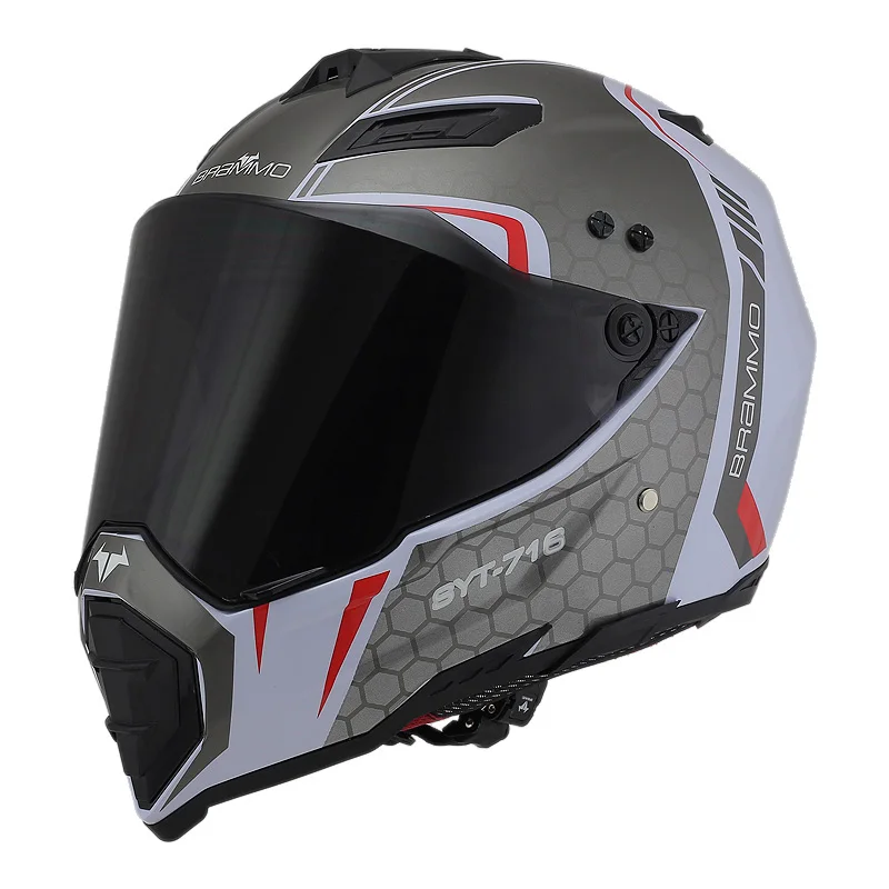 BRAMMO moto cross MX шлем moto s casco capacete moto r шлемы Мото шлем гоночный внедорожный мото rcycle шлем 6 - Цвет: 1