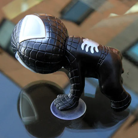 12 см очень милый маленький игрушка Человек-паук альпинистский Человек-паук окно присоска для паук-кукла мужчины автомобиль домашняя внутренняя отделка 160