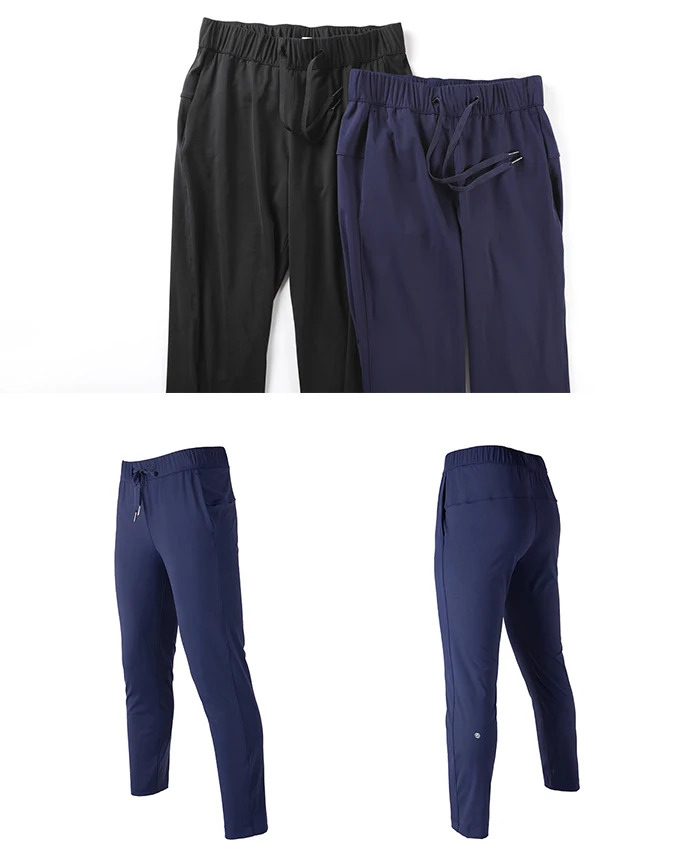 SYROKAN женские Стрейчевые штаны для занятий спортом и тренировок с карманами
