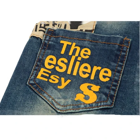New Fashion boys jeans with letter print 2018 spring autumn good quality jean kids for age 3 4 5 6 7 8 9 11 12 13 years old B080 5