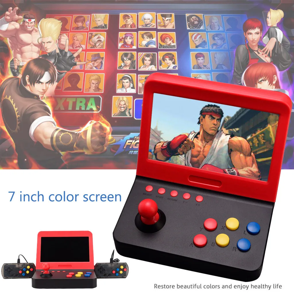 

Video Game Console Mini 7 inch Arcade Game Consola Retro Machines for Kids with 3000 Classic Game handle Games Retro Handheld