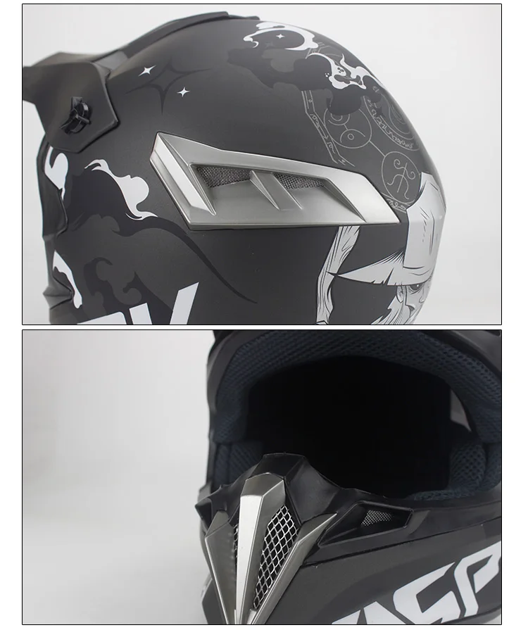 Самый профессиональный шлем для мотокросса DOT Approved Full Face SUV для горного велосипеда DH, шлем для кросса