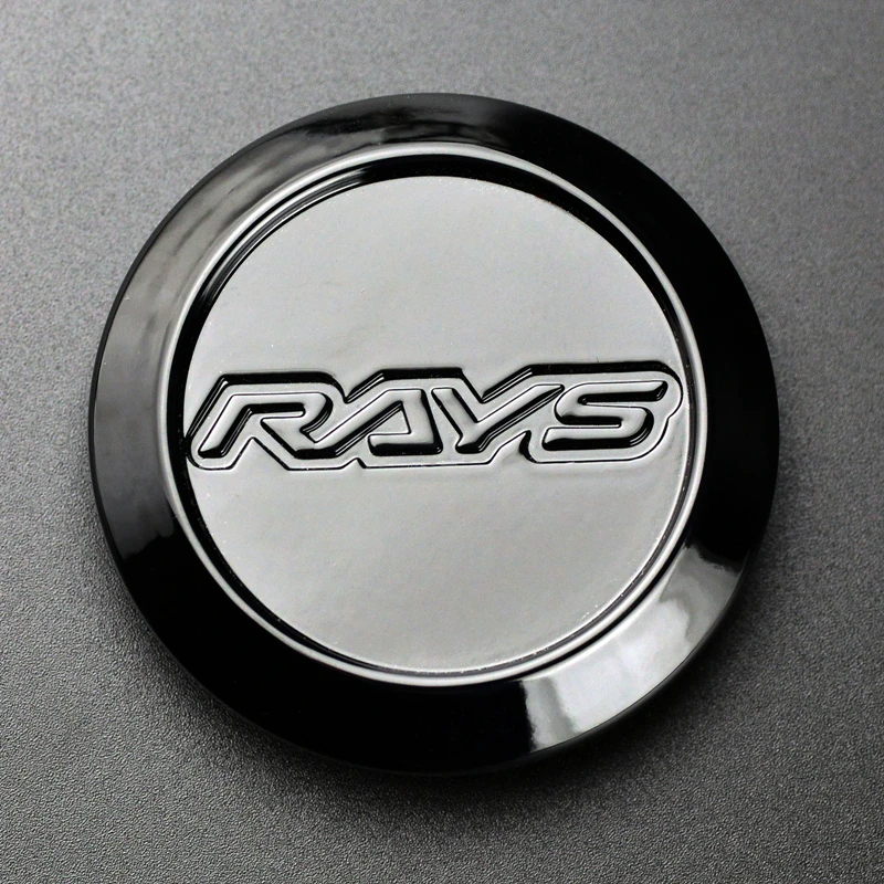 

1 Pc RAYS Black 3D Lettering Alloy Wheel Center Cap 64mm for Volk Racing TE37 Rim Cover Decoration Car Accessories