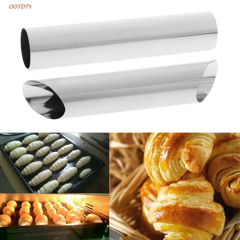 OOTDTY Cannoli десертная трубка антипригарная Кондитерская крем хлеб круассан форма