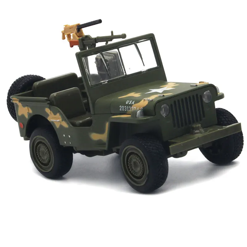 Модель автомобиля HOMMAT 1:24 WW II Джип внедорожник военная сила модель армейского
