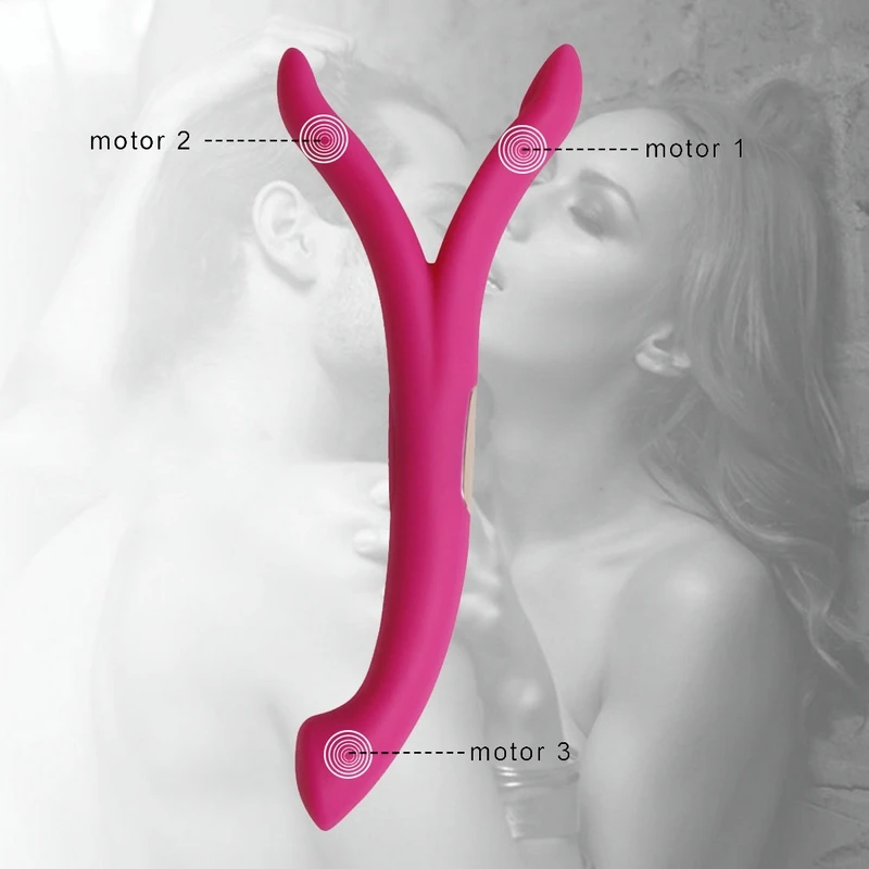 IPX5 Waterproof Rabbit Vibrator G spot Massager Multispeed Silicone Dual Motors Vibrators Sex Toys for Woman Magic Wand Massager (3)