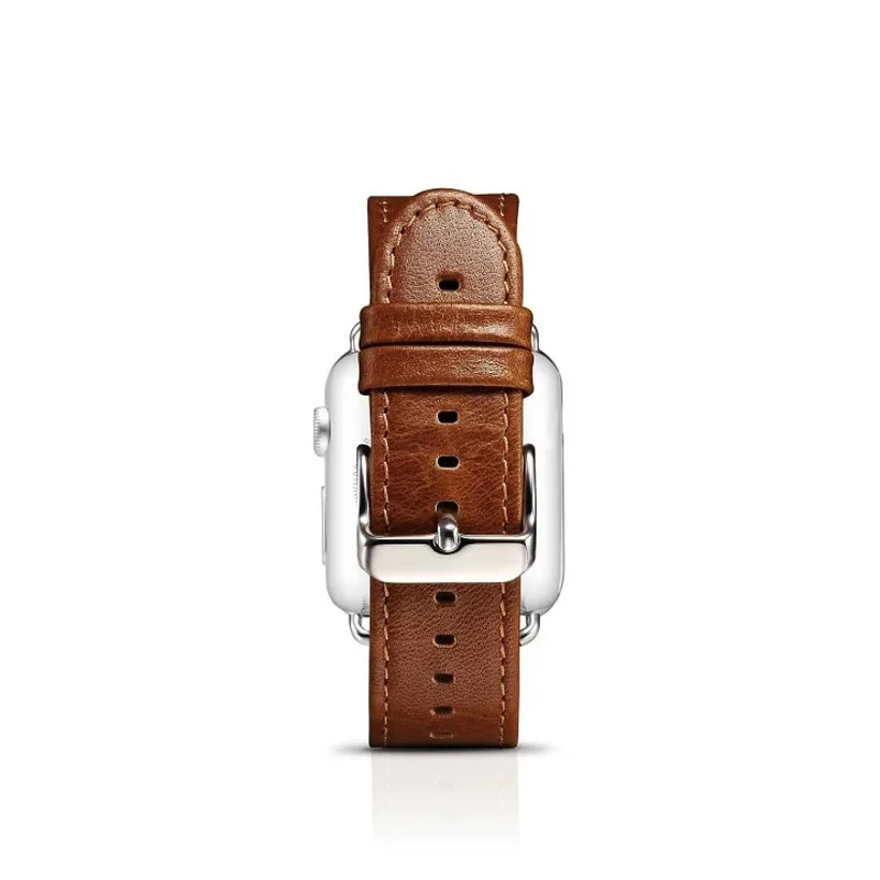 Ретро Пояса из натуральной кожи часы ремешок для Apple Watch Series 2 и iwatch Винтаж