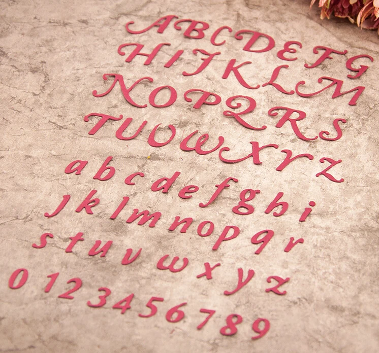 

2017 Number&letter die cuts,metal die cutting dies in scrapbooking embossing folder for sizzix fustella big shot cutting machine