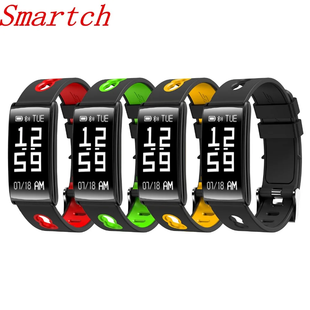 Smartch Smart band Fitness Activity Tracker Watches Blood Pressure Heart Rate Monitor Bluetooth 4.0 Bracelet Wristband | Электроника