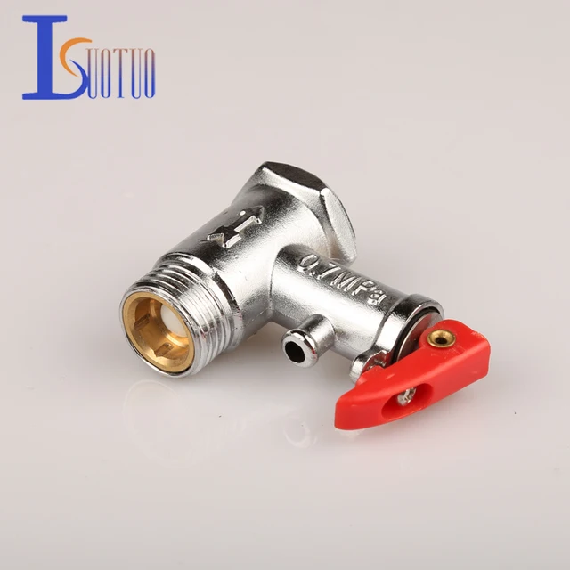 Cheap DN15 0.7MPa Haier/Midea/Smith electric water heater safety valve non-return flap valve atmospheric valve pressure reducing valve