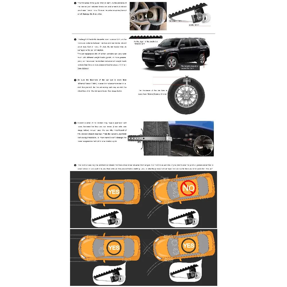 EZUNSTUCK шиномонтаж Противоскользящий инструмент задний/AWD/4x4 внедорожников