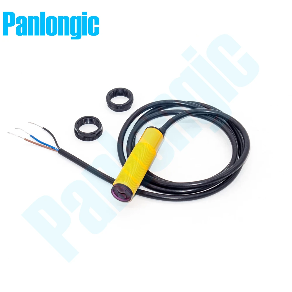 

M18 E3F-DS10P1 IR Diffuse Reflective Type Sensor DC 6-36V PNP NO Normally Open Photoelectric Sensor Switch Free Shipping