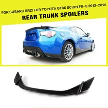 Углеродного волокна гонки задний багажник спойлер для Toyota GT86 2013 для Subaru BRZ 2013