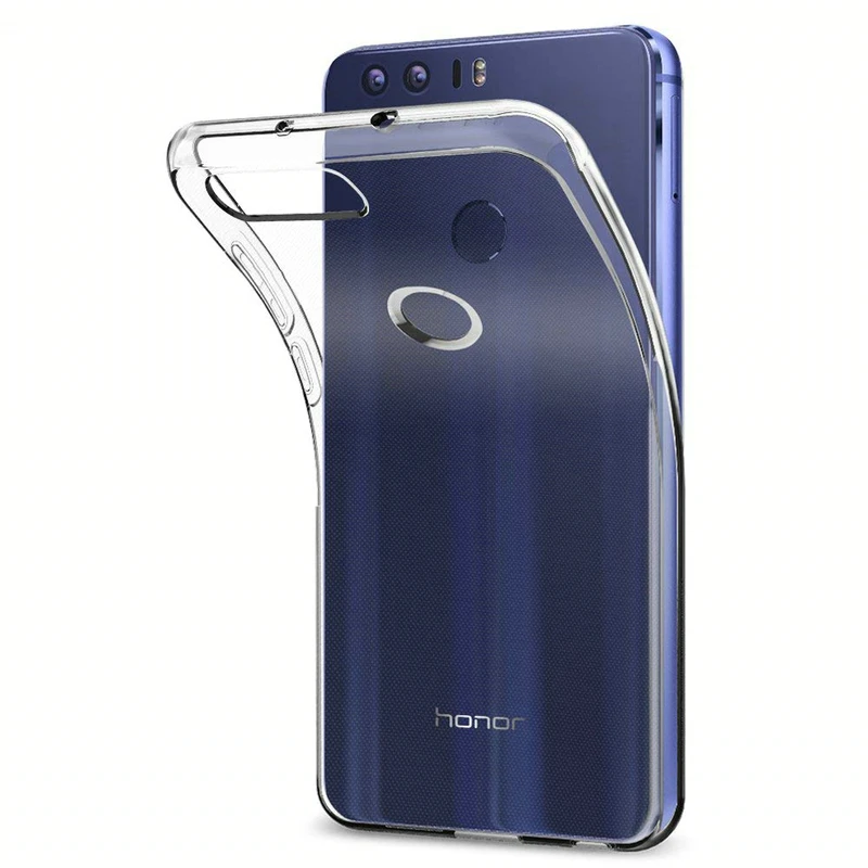 Чехол для huawei Honor 8 TPU Силиконовый прочный прозрачный мягкий чехол защитный на
