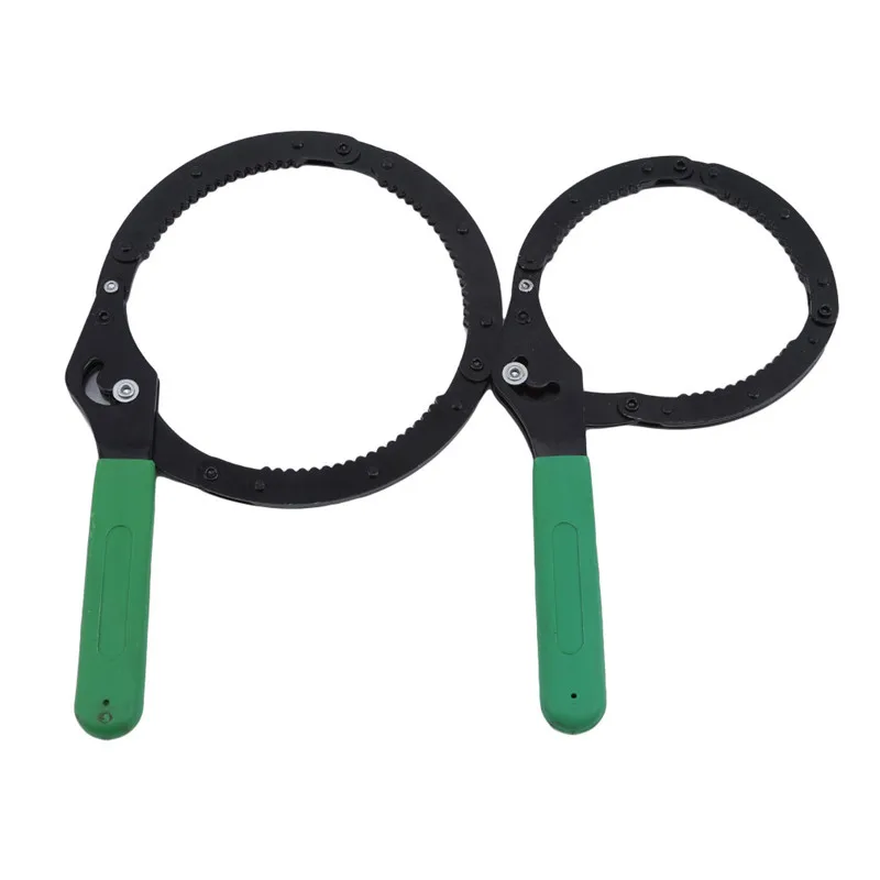 

2 Sizes Adjustable Chain Type Oil Filter Wrench Auto Tool Engine Box Spanner Oil Fuel Filter Wrench Removal Tool Remover