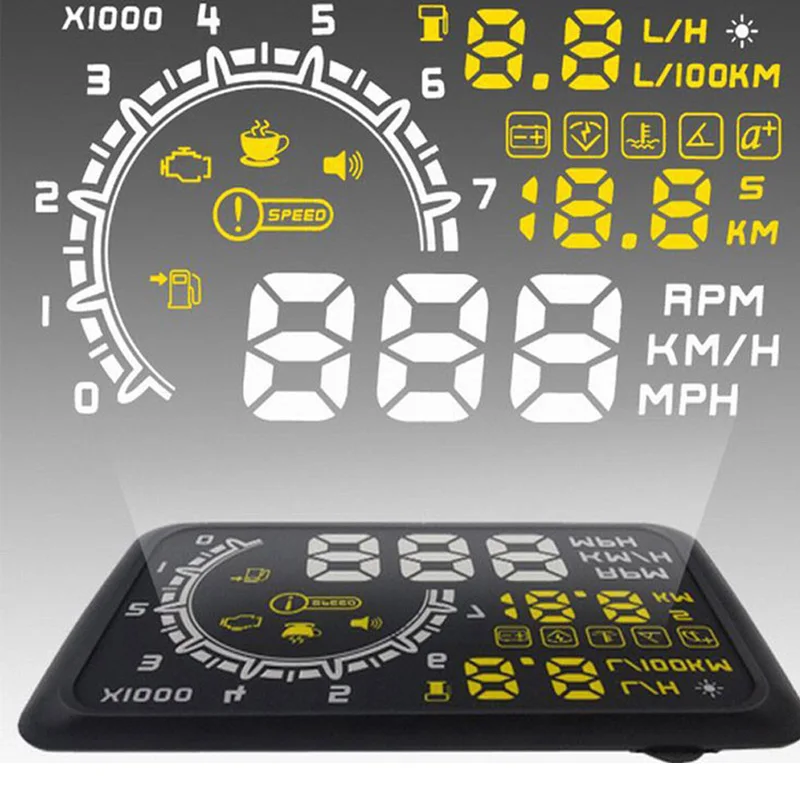 

CAR HUD 5.5 tpms android tire pressure monitoring system tmps tire pressure head up display obd