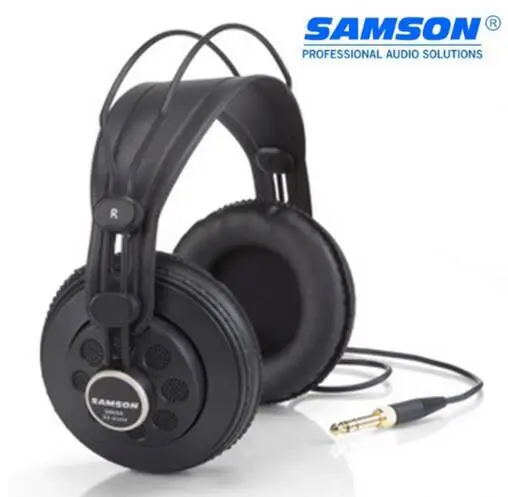 Хит продаж наушники Samson SR850 с полуоткрытой спиной для студийной справки широкие