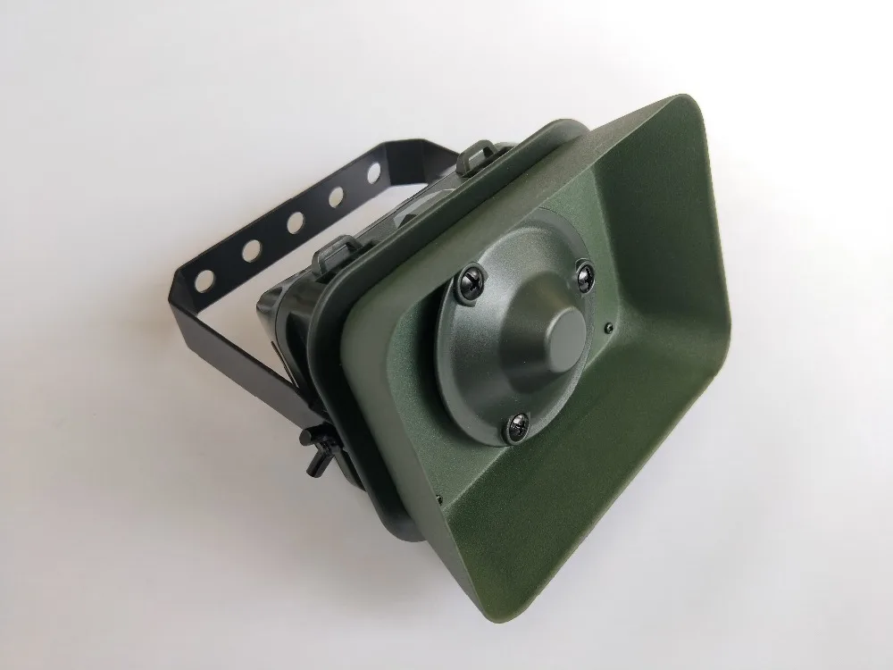 Concha de Metal à Prova Chamariz do Pássaro Amplificador de Voz com Externo Pddhkk Pássaro Água Caça Caller 60 w 323 Ganso Pato Som Falante d' 2 High Quality Esporte e Lazer