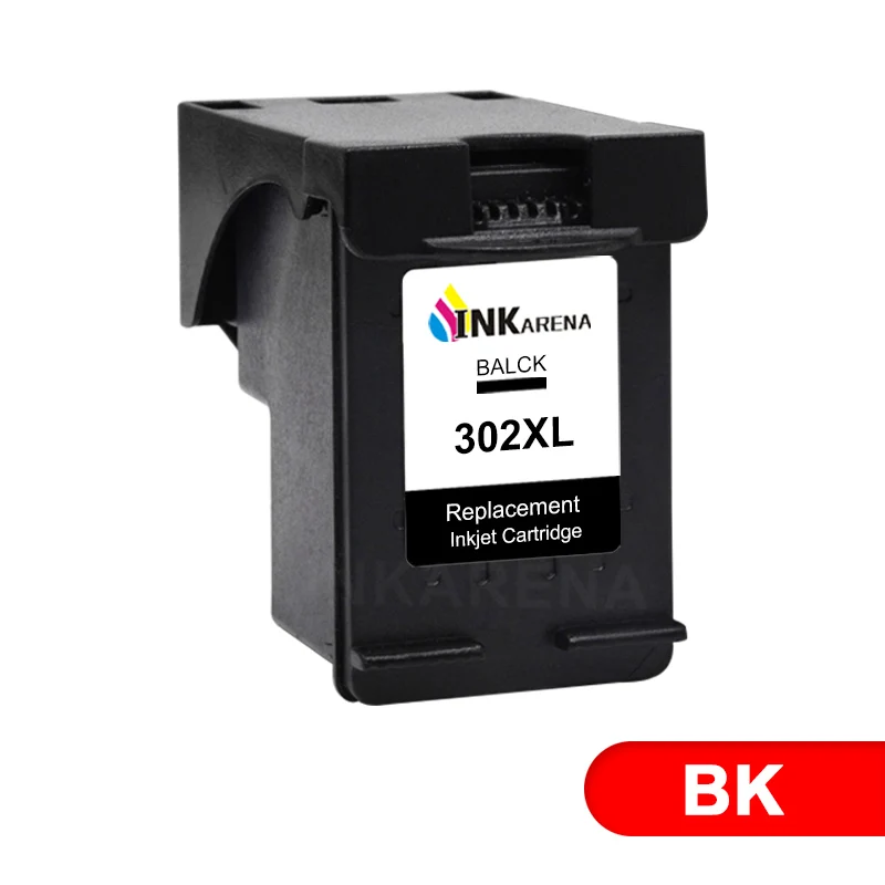 INKARENA 302XL сменный картридж для принтера для hp 302 для hp 302 XL чернильный картридж для hp Deskjet 2130 2131 1110 1111 1112 3630 принтер - Цвет: 302XL 1BK
